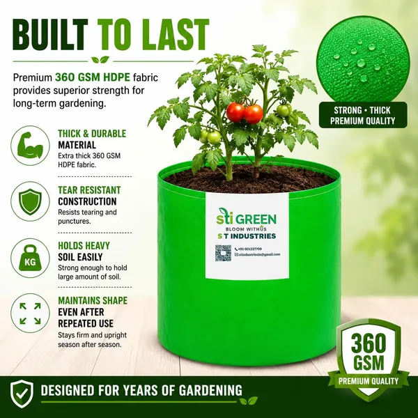 STI_GREEN_HDPE_Grow_Bags_for_Plants_24_x_24_Inch_(Pack_of_2)_|_360_GSM_Heavy_Duty_UV_Protected_Grow_Bags