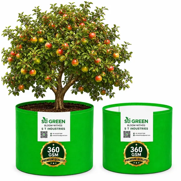 STI_GREEN_HDPE_Grow_Bags_for_Plants_24_x_24_Inch_(Pack_of_2)_|_360_GSM_Heavy_Duty_UV_Protected_Grow_Bags
