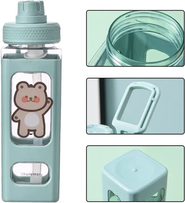 Kawaii_Cute_Plastic_Water_Bottle_With_Straw_And_Strap_Large_Water_Bottles_With_Cute_Stickers_Aesthetic_Leak_proof_Square_Drinking_Bottle_(pack_of_-1)