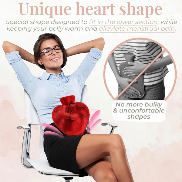 Heart_Hot_Water_Bottle_with_Plush_Cover_&_Pom-Poms_1000ML_Leakproof_Heat_Compress_for_Period_Cramps,_Knee,_Back_&_Shoulder_Pain_Hot_&_Cold_Therapy_for_Warmth_&_Muscle_Relaxation_(Red)