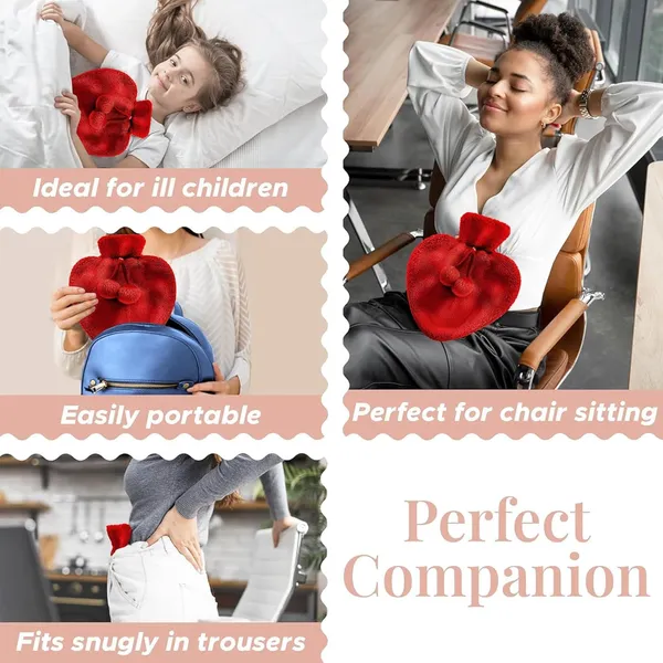 Heart_Hot_Water_Bottle_with_Plush_Cover_&_Pom-Poms_1000ML_Leakproof_Heat_Compress_for_Period_Cramps,_Knee,_Back_&_Shoulder_Pain_Hot_&_Cold_Therapy_for_Warmth_&_Muscle_Relaxation_(Red)