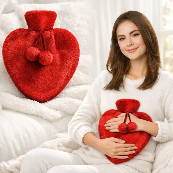 Heart_Hot_Water_Bottle_with_Plush_Cover_&_Pom-Poms_1000ML_Leakproof_Heat_Compress_for_Period_Cramps,_Knee,_Back_&_Shoulder_Pain_Hot_&_Cold_Therapy_for_Warmth_&_Muscle_Relaxation_(Red)