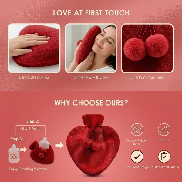 Heart_Hot_Water_Bottle_with_Plush_Cover_&_Pom-Poms_1000ML_Leakproof_Heat_Compress_for_Period_Cramps,_Knee,_Back_&_Shoulder_Pain_Hot_&_Cold_Therapy_for_Warmth_&_Muscle_Relaxation_(Red)