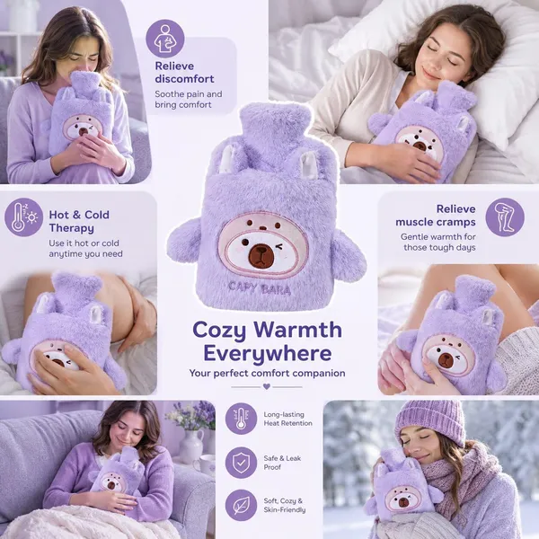 Hot_Water_Bottle_1000ml_with_Soft_Cover_&_Hand_Warmer_Pocket,_Leakproof_Reusable_Heat_Therapy_Bag_for_Period_Cramps,_Back,_Neck_&_Joint_Pain_Relief,_Hot_&_Cold_Compress_for_Muscle_Relaxation_&_Injury_Care_(Lavender)