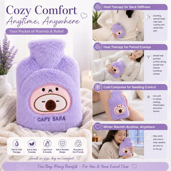 Hot_Water_Bottle_1000ml_with_Soft_Cover_&_Hand_Warmer_Pocket,_Leakproof_Reusable_Heat_Therapy_Bag_for_Period_Cramps,_Back,_Neck_&_Joint_Pain_Relief,_Hot_&_Cold_Compress_for_Muscle_Relaxation_&_Injury_Care_(Lavender)