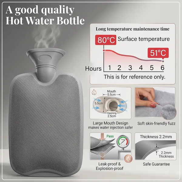 Hot_Water_Bottle_Luxury_Grey_Plush_with_Cover_(1000ml)_DURABLE_PVC_HEATING_BOTTEL_FOR_NECK,BACK_&_BODY_PAIN_RELIEF_HOT_WATER_BAG