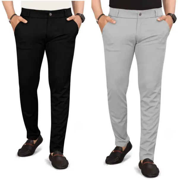 Pack_of_2_Men_Regular_Fit_Grey,_Black_Lycra_Blend_Trousers