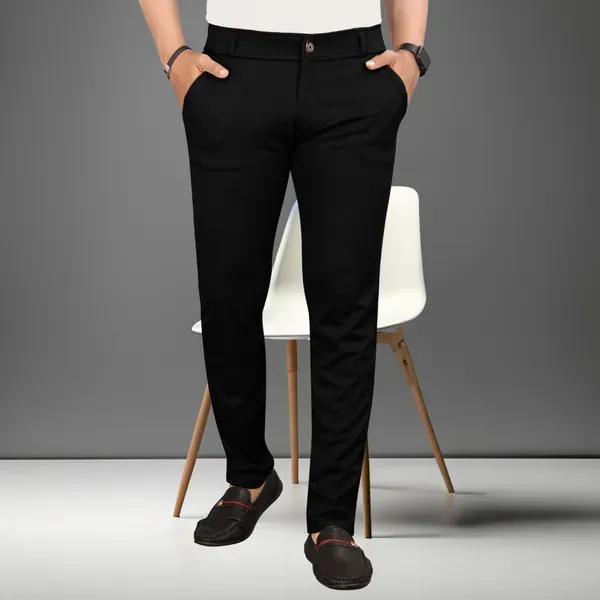 Pack_of_2_Men_Regular_Fit_Grey,_Black_Lycra_Blend_Trousers
