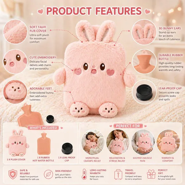 Rabbit_Hot_Water_Bottle_with_Soft_Plush_Cover_1_Litre_Classic_Silicone_Bag_for_Pain_Relief,_Period_Cramps,_Hand_&_Feet_Warmer,_Leak-Proof_Hot_&_Cold_Therapy_with_Cute_Removable_Bunny_Sleeve