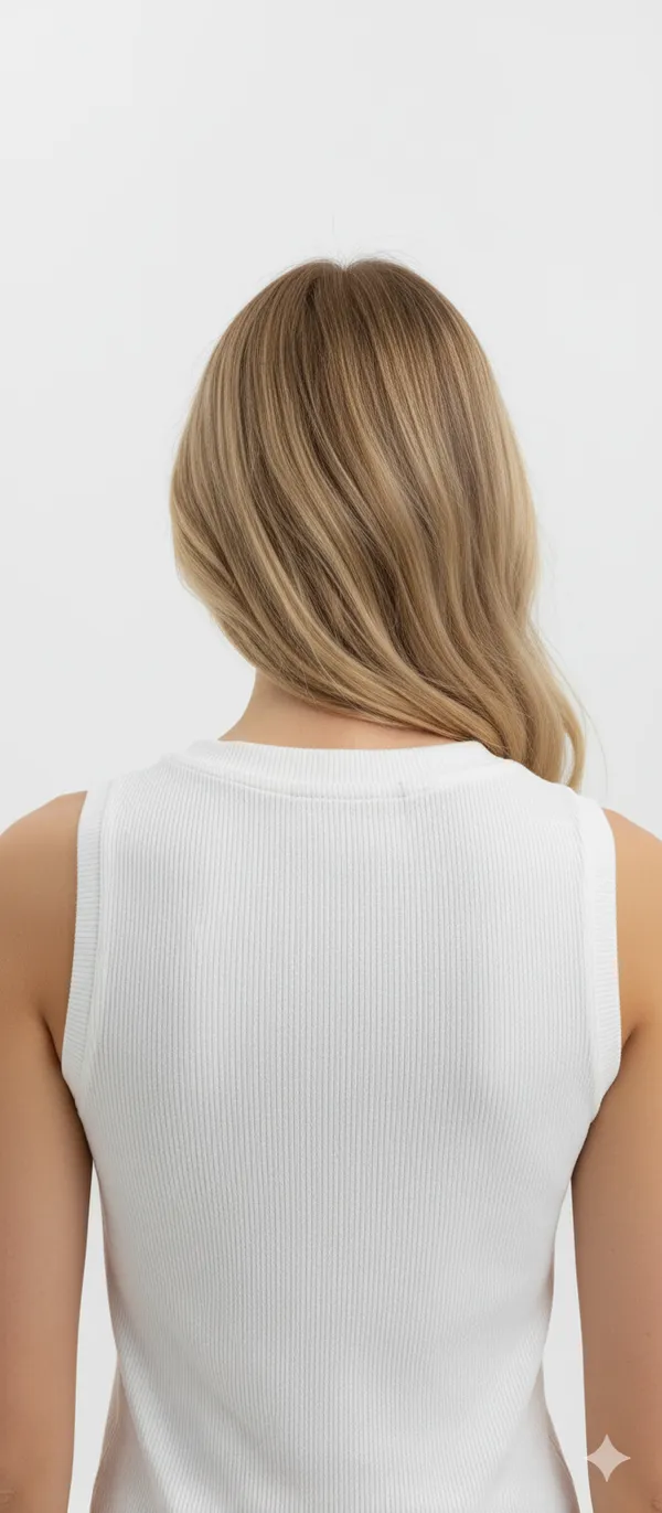 White_Rib_Knit_Fabric_Casual_Crop_Top_For_Women