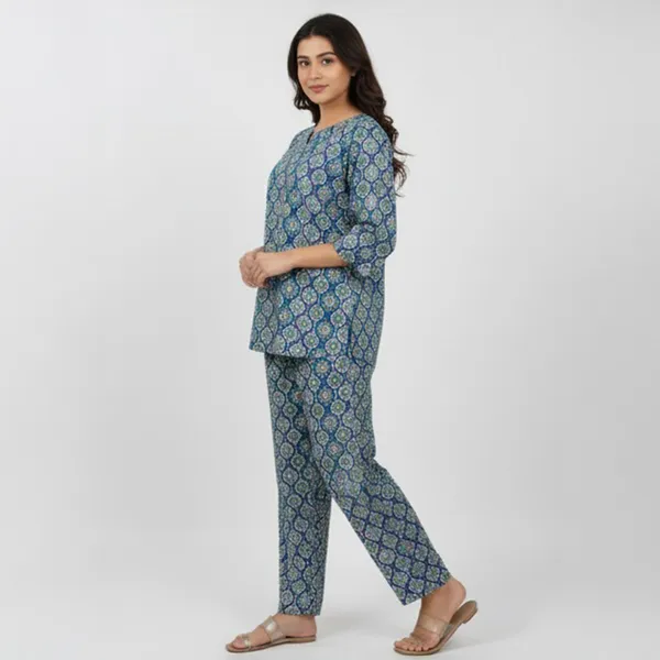 Blue_&_Green_Linen_Cotton_Casual_Co-Ord_Set_For_Women