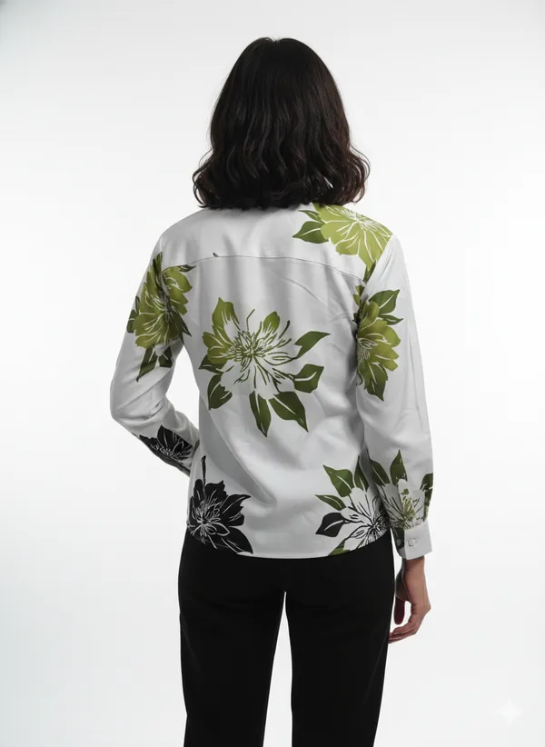 Green_Linen_Cotton_Casual_Shirt_For_Women