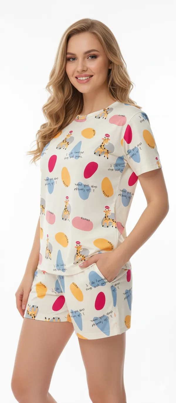 Multicolor_Lycra_Casual_Night_Wear_For_Women