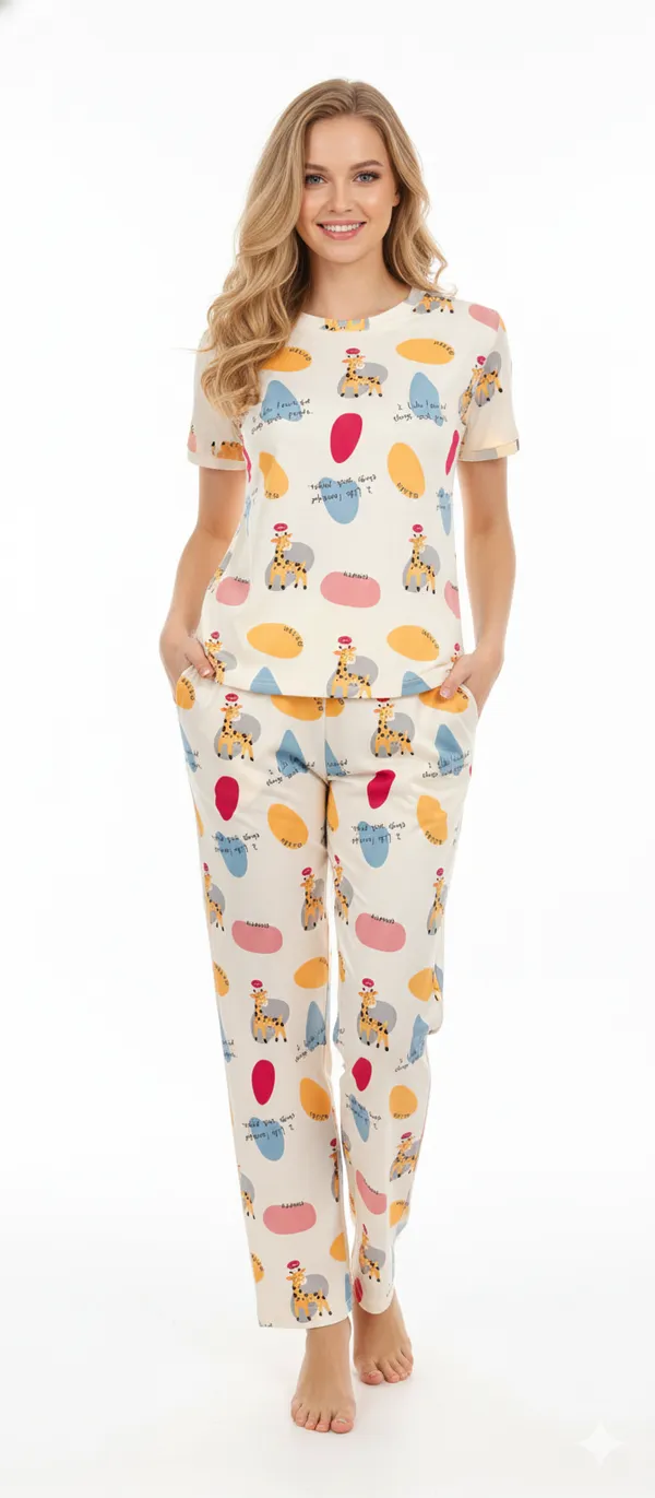 Multicolor_Lycra_Casual_Night_Wear_For_Women