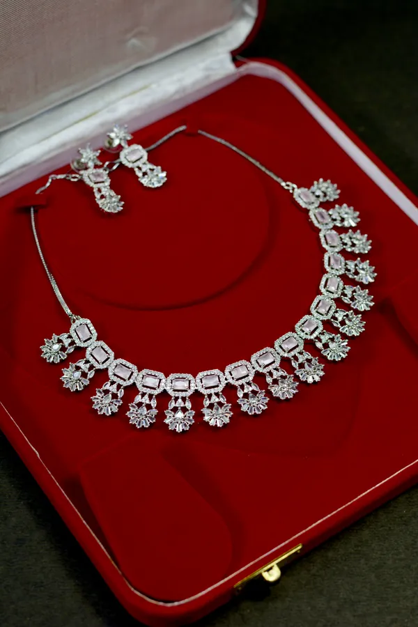 Silver_Fringe_Crystal_Necklace_Set_For_Women_(Pack_Of_3)