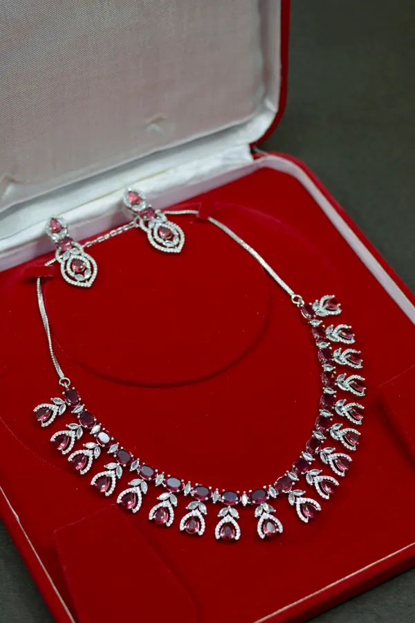 Ruby_Drop_Bridal_Necklace_Set_For_Women_(Pack_Of_3)
