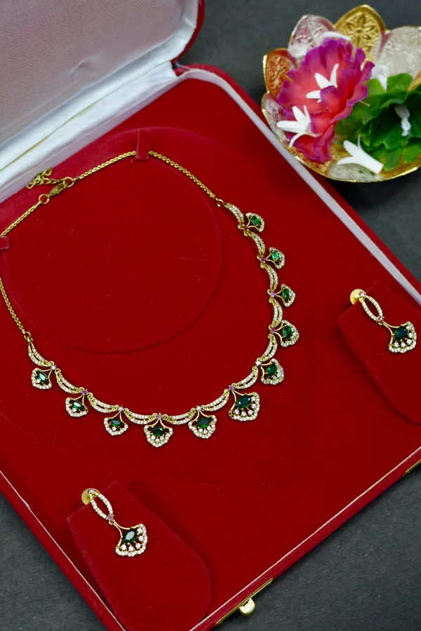 Green_Drop_Traditional_Necklace_Set_For_Women_(Pack_Of_3)