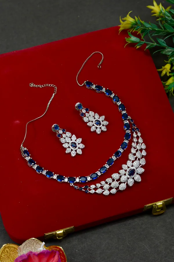 Sapphire_Floral_Statement_Necklace_Set_For_Women_(Pack_Of_3)