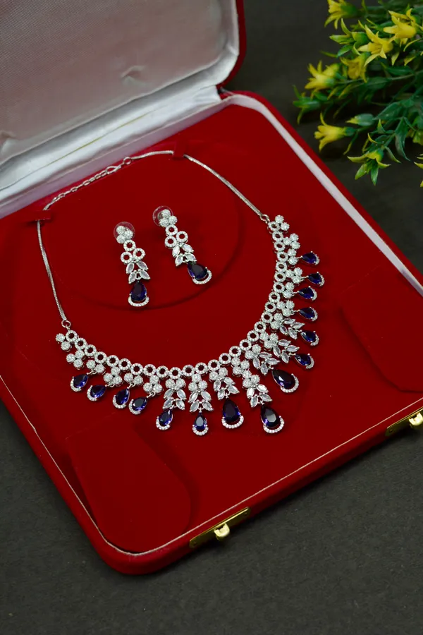 Heavy_Blue_Dangling_Cluster_Necklace_Set_For_Women_(Pack_Of_3)