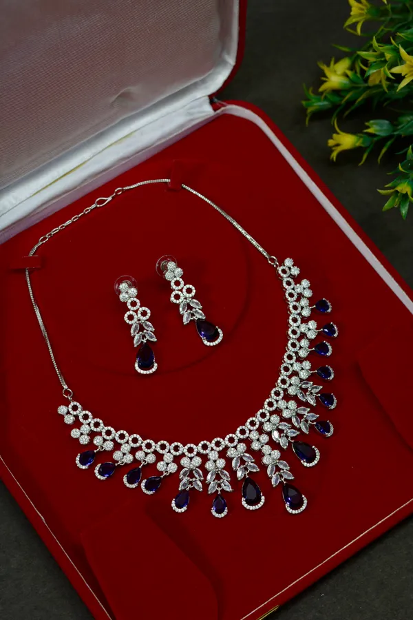 Heavy_Blue_Dangling_Cluster_Necklace_Set_For_Women_(Pack_Of_3)