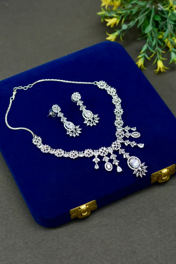 Classic_White_Crystal_Dangling_Necklace_For_Women_(Pack_Of_3)