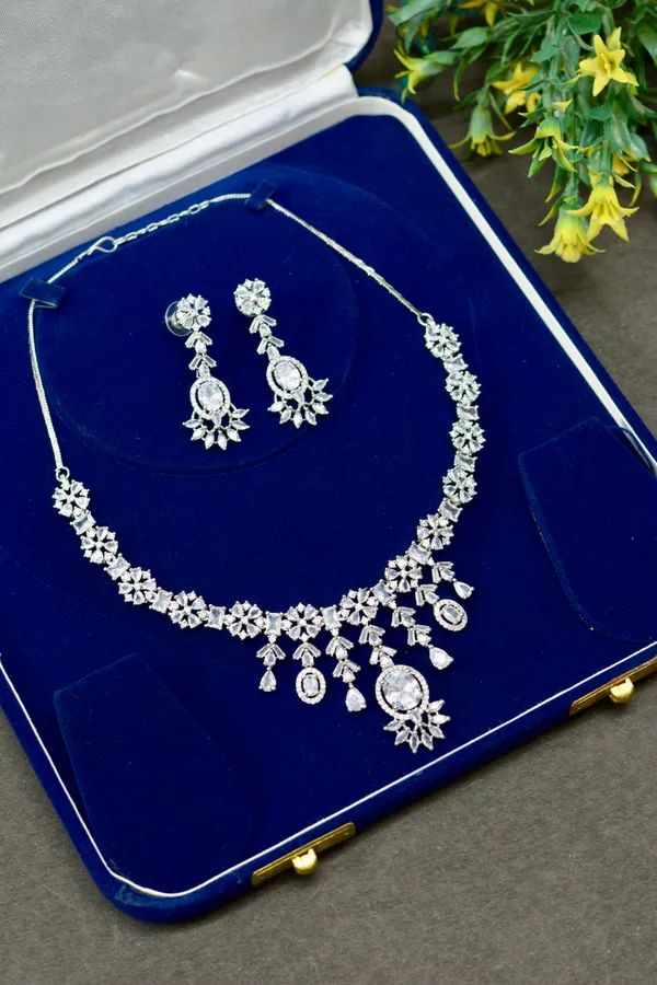 Classic_White_Crystal_Dangling_Necklace_For_Women_(Pack_Of_3)