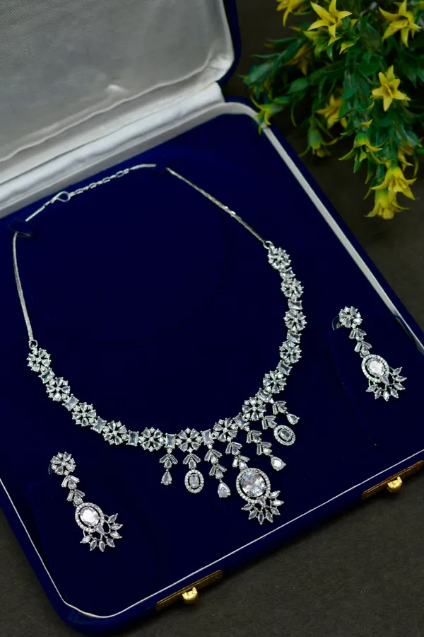 Classic_White_Crystal_Dangling_Necklace_For_Women_(Pack_Of_3)