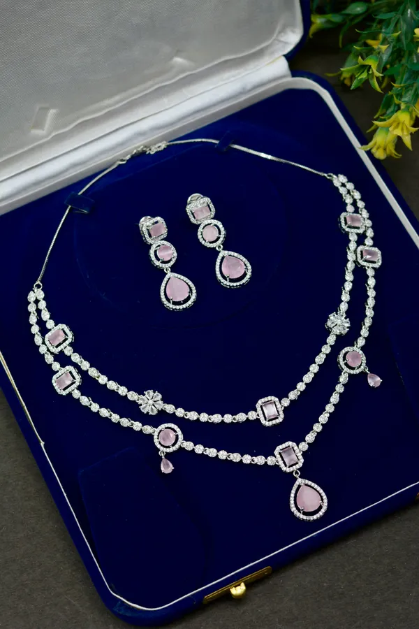 Pink_Stone_Layered_Necklace_Set_For_Women_(Pack_Of_3)