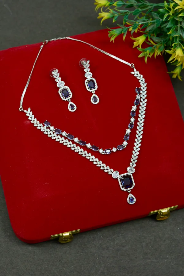 Sapphire_Blue_Leaf_Drop_Necklace_For_Women_(Pack_Of_3)