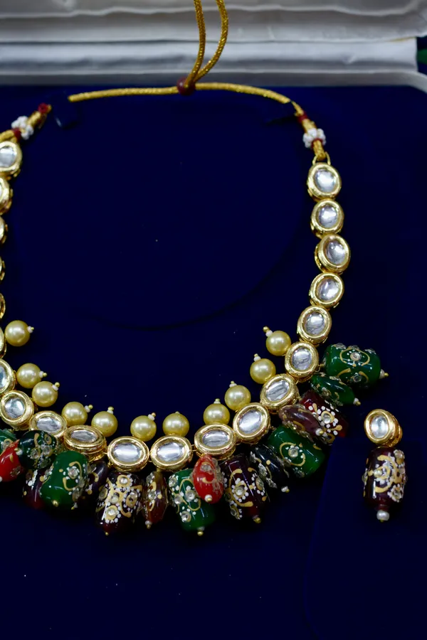 Multicolor_Beaded_Kundan_Collar_Necklace_For_Women_(Pack_Of_3)
