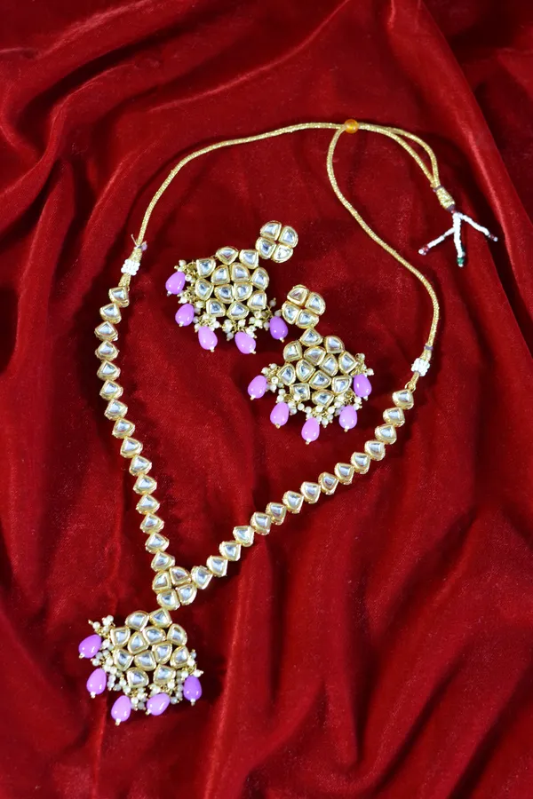 Gold_Heritage_Kundan_Pink_Drop_Bridal_Jewelry_Set_(Pack_Of_3)