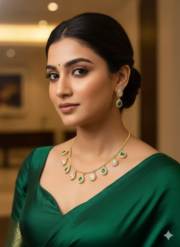 SANAYA_EMERALD_DROP_NECKLACE_SET