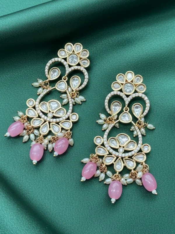 Pink_Brass_Anaya_Kundan_Earrings_For_Women