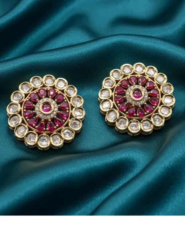 Pink_Brass_Rhea_Ruby_Kundan_Stud_Earrings_For_Women