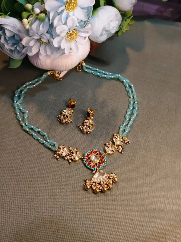 Blue_Brass_Aarvi_Jadau_Beaded_Necklace_Set_For_Women