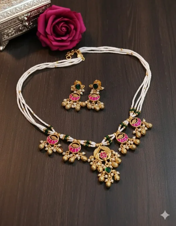 Gold_Brass_Aaradhya_Jadau_Pearl_Layered_Necklace_Set_For_Women