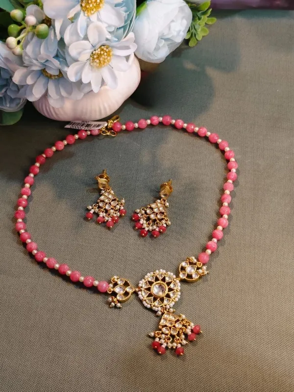 Pink_Brass_Riya_Jadau_Beaded_Necklace_Set_For_Women