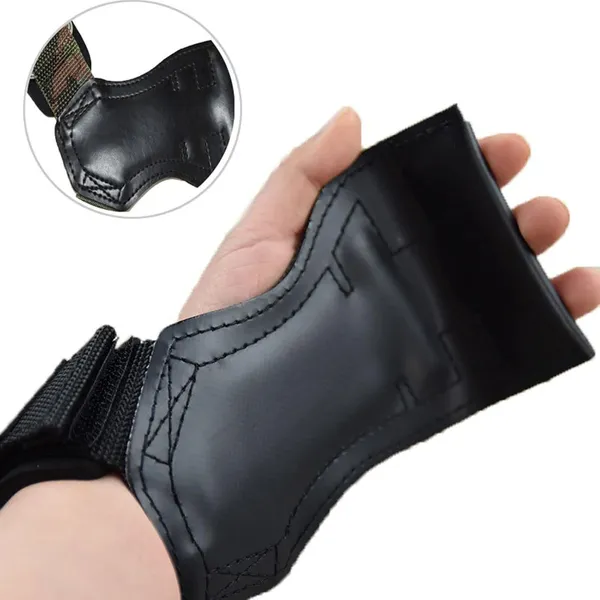 INDIAHUNK®_Weight_Lifting_Grips_(Pair)_–_Heavy-Duty_Gym_Grips_with_Neoprene_Padded_Wrist_Wraps_for_Powerlifting,_Deadlifts,_Rows_&_Pull-Ups_–_Non-Slip_Palm_Grip_Support_for_Bodybuilding_&_Strength_Training