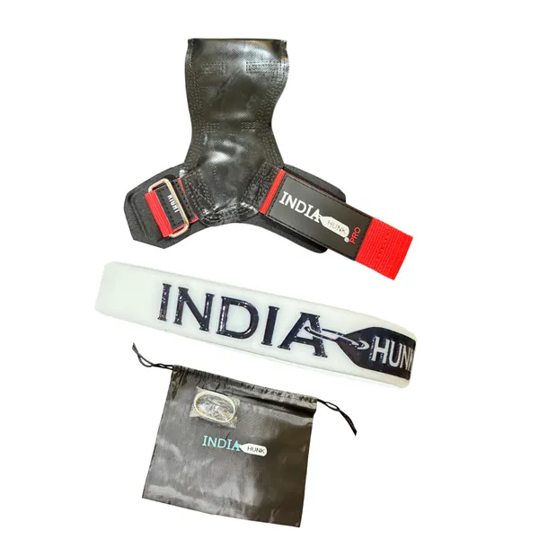 INDIAHUNK®_Weight_Lifting_Wrist_Grips_–_Heavy-Duty_Non-Slip_Gym_Grips_for_Deadlift,_Powerlifting,_Shrugs,_Rows_&_Back_Workouts_–_Palm_Grip_Wrist_Support_for_Strength_Training,_Bodybuilding_&_Fitness_–_Men_&_Women