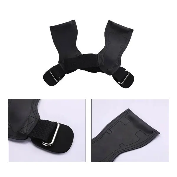 INDIAHUNK®_Weight_Lifting_Wrist_Grips_–_Heavy-Duty_Non-Slip_Gym_Grips_for_Deadlift,_Powerlifting,_Shrugs,_Rows_&_Back_Workouts_–_Palm_Grip_Wrist_Support_for_Strength_Training,_Bodybuilding_&_Fitness_–_Men_&_Women