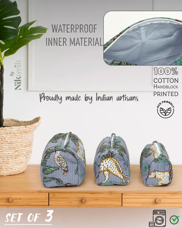 Grey_Cotton_Premium_&_Elegant_Printed_Quilted_Cosmetic_Pouch_Set_For_Unisex_(Set_Of_3)