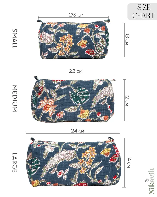 Blue_Multi__Cotton_Premium_&_Elegant_Hand_Block_Print_Quilted_Tote_Bag_With_3_Pouches_Set_For_Women_(Set_Of_4)