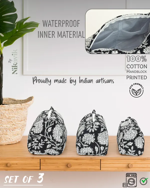 Navy_Blue_White_Cotton_Premium_&_Elegant_Hand_Block_Print_Quilted_Tote_Bag_With_3_Pouches_Set_For_Women_(Set_Of_4)
