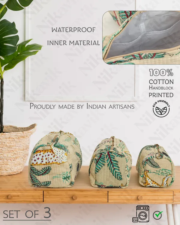 Beige_Cotton_Premium_&_Elegant_Hand_Block_Print_Quilted_Tote_Bag_With_3_Pouches_Set_For_Women_(Set_Of_4)
