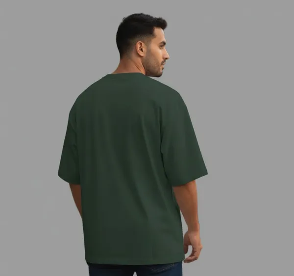 Green_Premium_Cotton_Oversized_T-Shirt_For_Men