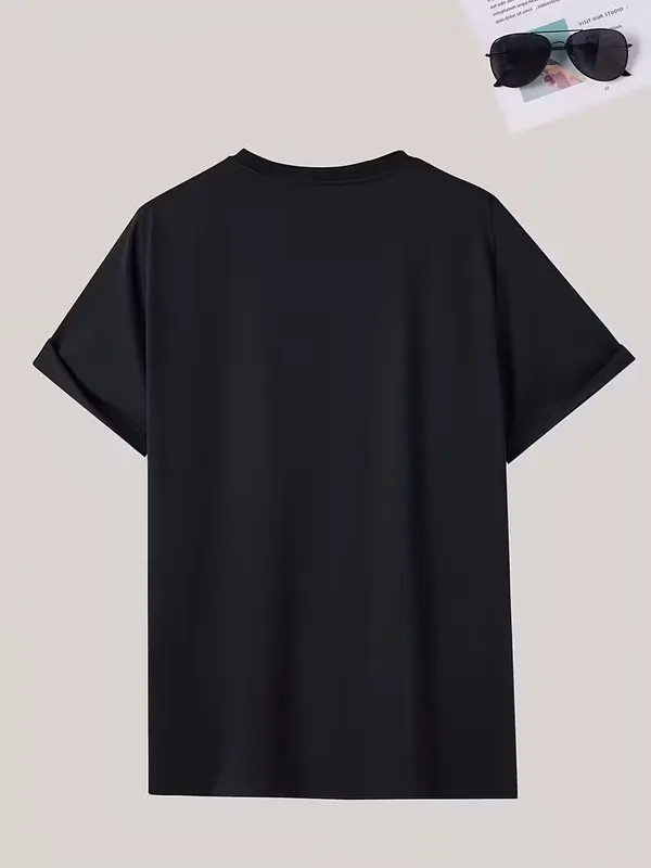 Premium_Flying_Eagle_Black_Cotton_T-Shirt_240_GSM