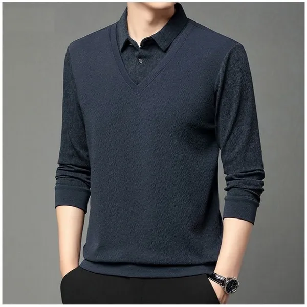 Navy_Blue_Premium_100%_Polyester_Full_Sleeve_SweatShirt_For_Men