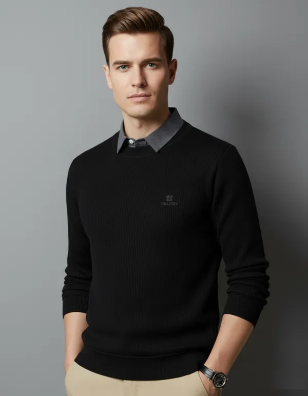 Black_Premium_100%_Polyester_Full_Sleeve_SweatShirt_For_Men