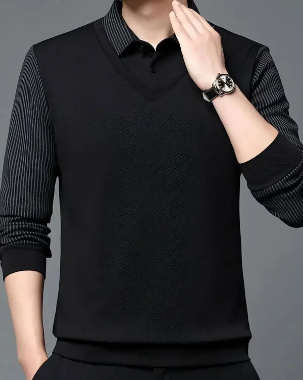 Black_Premium_100%_Polyester_Full_Sleeve_SweatShirt_For_Men