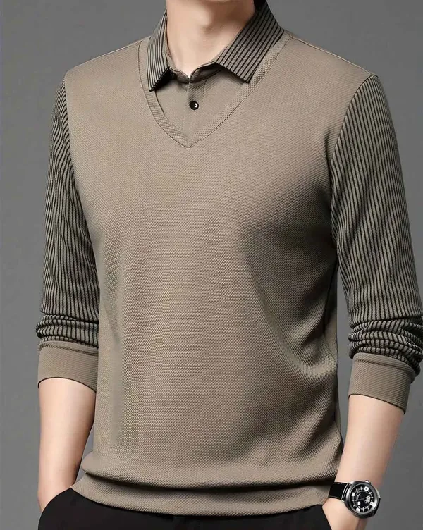 Beige_Premium_100%_Polyester_Full_Sleeve_SweatShirt_For_Men